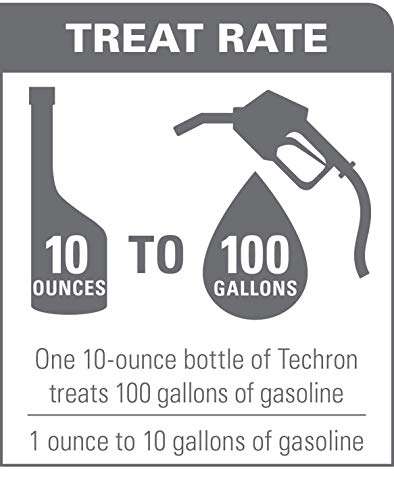 Chevron Techron Protection Plus Powersports and Small Engine Fuel System Treatment Counter Display, 4oz, Pack of 12 3