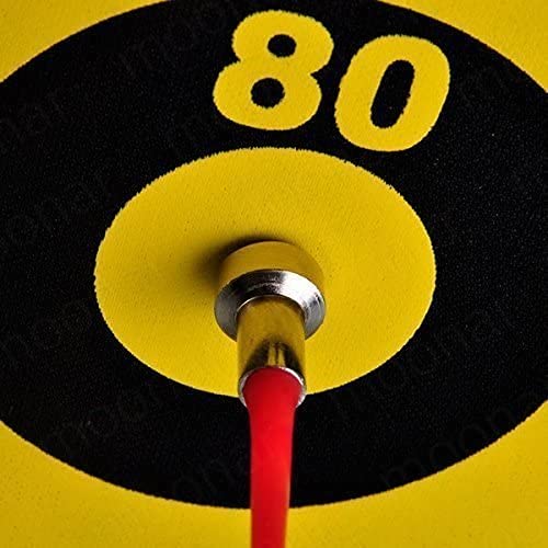 ADICTUM Magnetic 12 inch Dart Board Set, Dart Board Game for Children | 12 inch Double Faced Flock Printing Thickening Family Game Dart Board with 4 Darts(12") 5