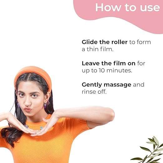 Spanish Squalane Lip Peel Roll-on with lactic acid & acid |Squalane exfoliating lip peel for soft & glossy lips | Hydrating dry & flaky lips |Women & Men's | 6 ml (Transparent) 4