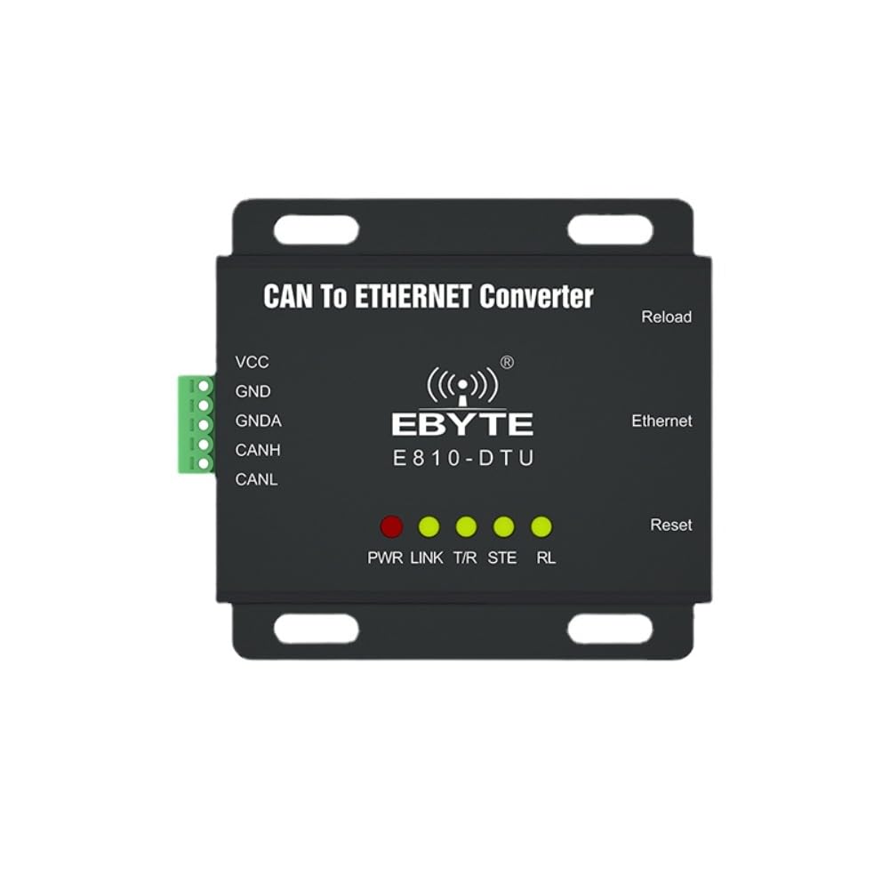 Ethernet to CAN Bus Two Way Transparent Transmission Wireless Modem RS485 E810-DTU(CAN-ETH) Modbus Protocal Serial Port Wireless Transceiver