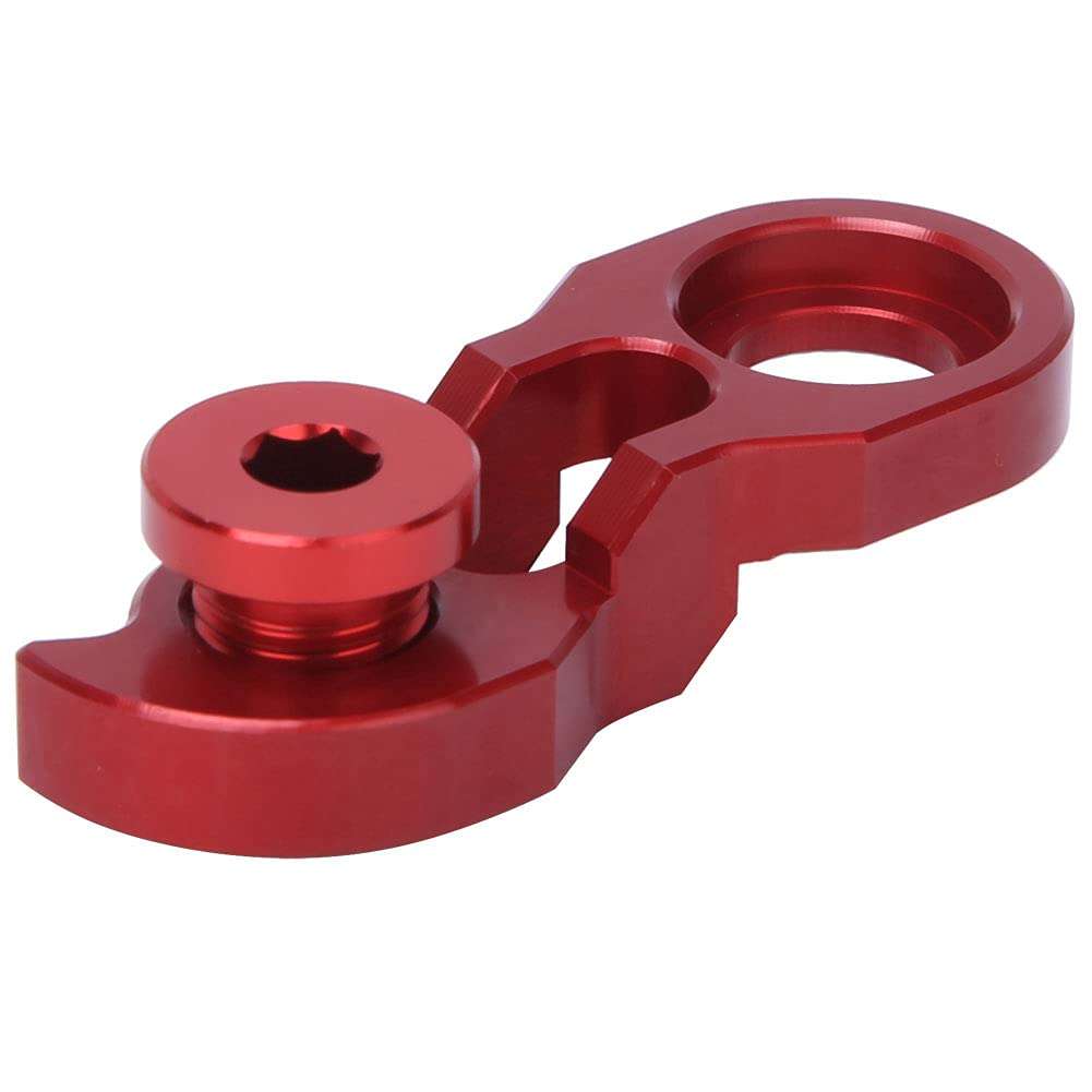 Derailleur Hanger Extender, RA105 Risk Bicycle Rear Derailleur Hanger Extension Bike Frame Tail Hook Extender for 34T-52T(Red) 5