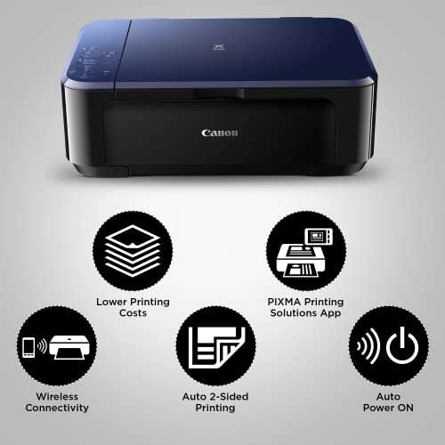 Canon PIXMA E560 All in One (Print, Scan, Copy) WiFi Ink Efficient Colour Printer with Auto Duplex Printing for Home 5