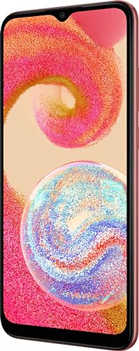 Samsung Galaxy A04e (Copper, 4GB, 128GB Storage) | 13 MP Rear Camera| Face Unlock | Upto 8GB RAM with RAM Plus | MediaTek Helio P35 | 5000 mAh Battery 6