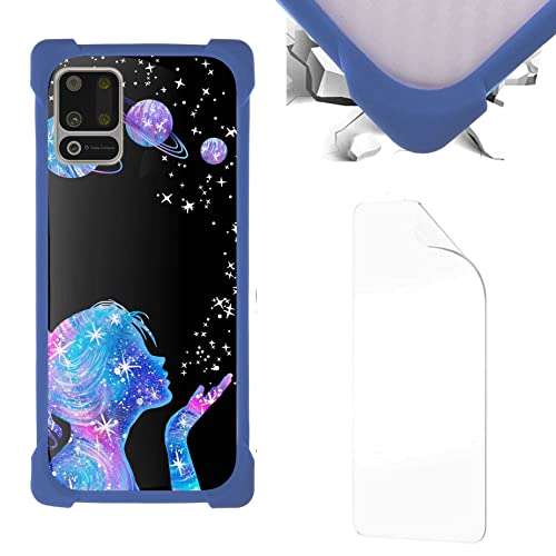 jioeuinly NUU B10 Case Compatible for NUU Mobile B10 S6505L Phone Case Cover + Film Soft TPU Screen Protector SNXQ 1