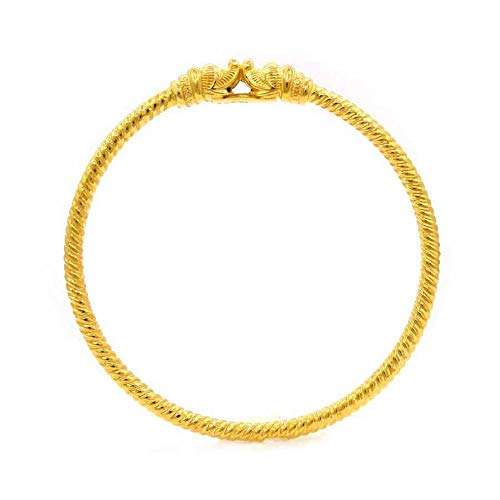 CANDERE - A KALYAN JEWELLERS COMPANY 22k (916) Yellow Gold Copper and Gold Bangle for Women 3