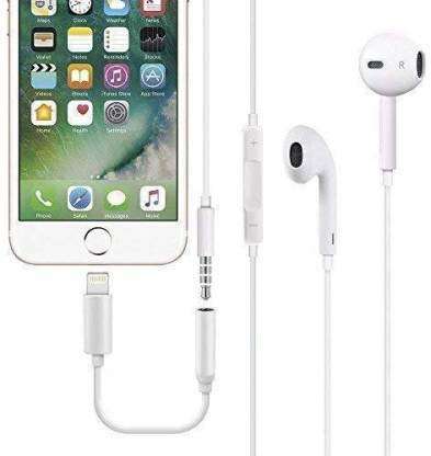 iPhone Lightning to 3.5 mm Headphone Jack Connector Supported Music Control Audio Adapter for iPhone 13Mini/13/13 Pro/13 ProMax/12Mini/12/12Pro/12ProMax/iPhone 11/11 Pro/11 Pro/XsMax/Xs/XR/X/8/7 5