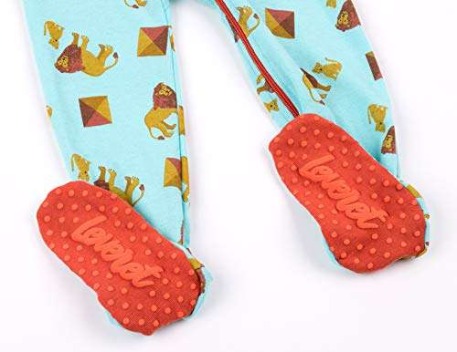 Leveret Kids Pajamas Baby Boys Girls Footed Pajamas Sleeper 100% Cotton (Lion, Size 5 Toddler) 3