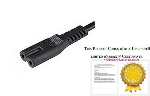 UpBright AC in Power Cord Cable Compatible with ION Audio Sport IPA84 Tailgater Sport XL Bluetooth Portable Speaker IPX4 SPORTAXUS SportXL IPA103 IPA103A 100W Game Day Party IPA80 iPA127 50W (2-Prong) 3