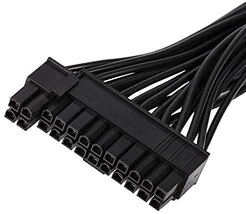 Tobo 24 Pin Dual PSU Power Supply Splitter Extension Synchronizer Adapter Male to Female ATX Motherboard Cable for Mining (24 Pin Dual PSU Power Supply Cable) - TD-246TC 3