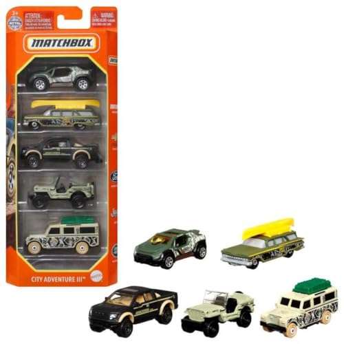 Mattel Matchbox 5-Pack Assortment (styles may vary) 1