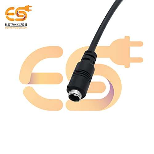 Electronic Spices Combo of Xh-w1209 Temperature Controller Thermostat Module With Probe, 3 Inch 12v Dc Exhaust Cooling Fan, 3.5mm Female Jack With 2 Connection and 12v 1a Dc Power Supply Adapter 4