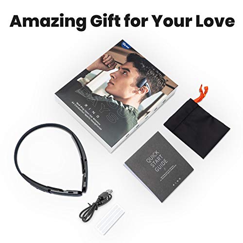 Mu6 Open-Ear Headphones Air Conduction Wireless Bluetooth Earphones for Cycling Workouts Running - 120° Adjustable Lightweight Painless Wearing -Bone Conduction Headphones Alternatives 6