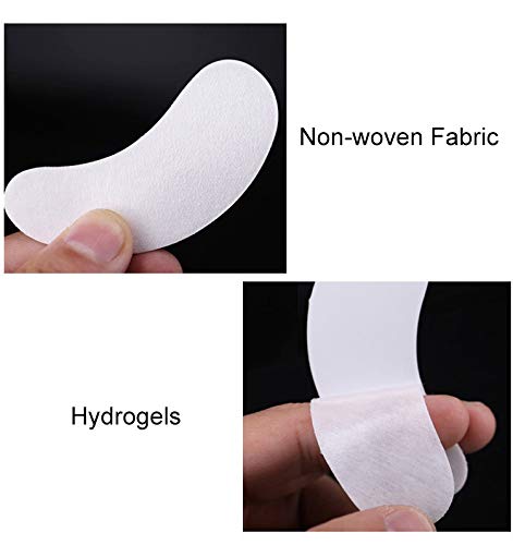 50 Pairs Gel Eye Pads,Hydrogel Eye Patch,Eyelash Extension Eye Pads,Lint Free Eye Gel Pads for Eyelash Extension Supplies, Beauty Makeup Eye Mask Kit,Eye Mask Beauty Tool HPNESS Pink 2