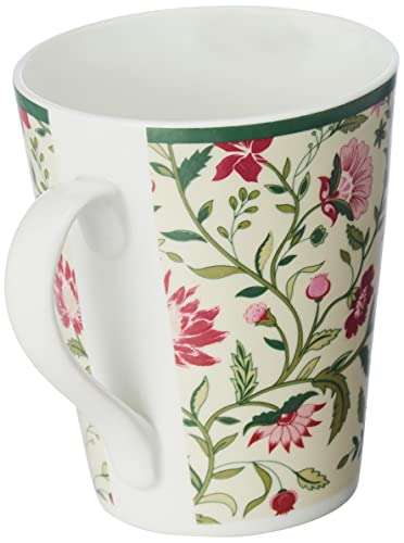 India Circus Floral Ceramic Tea, Milk or Coffee Mugs (Set of 2) 300ml Each, Multicolor, can be Used to Gift to Loved Ones (IC-MM2-CC4) 2