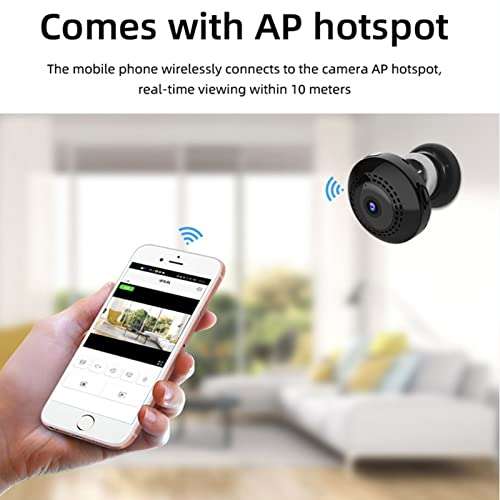 YOUPECK Mini HD Wifi Camera 1080P Camcorder Micro Night Vision Sports Motion Detection Security Camcorder DV Sensor Pixel Video Recorder (Camera with 16G) 2