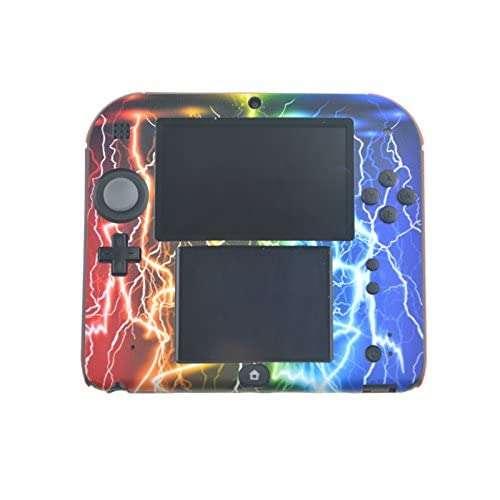 Lightning Design Video Game Vinyl Skin Protective Decal Cover Compatible with Nintendo New 2DS System Console Sticker 4