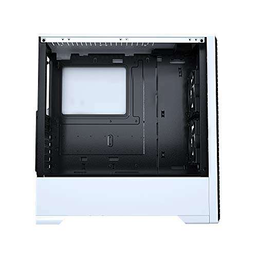 Phanteks Metallic Gear Neo Air Mid Tower ATX Computer Case/Gaming Cabinet - White | Support ATX, Micro-ATX, Mini-ITX, E-ATX | Pre-Installed 2 x 1200 mm Fans in Front - MG-NE520A_BK01 3