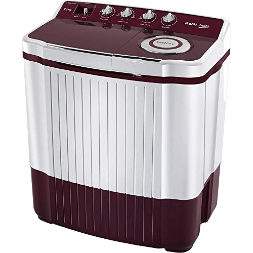 VOLTAS BEKO 7 Kg 5 Star Semi-Automatic Top Loading Washing Machine WTT70ALIM (Burgundy) 2