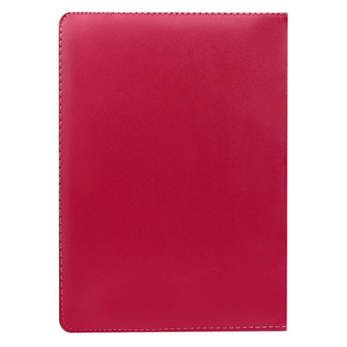 Acm Rotating Leather Flip Case Compatible with Celkon Ct744 Tablet Cover Stand Dark Pink 4