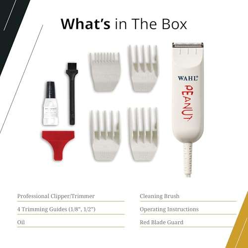 Wahl Professional Classic Peanut Trimmer Versatile Clippertrimmer Lightweight Corded 6