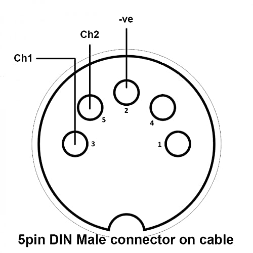 Sonic Plumber Twin RCA Male to 5-pin DIN Cable for Bang & Olufsen/NAIM/QUAD stereo systems (5m / 16.4ft) 6