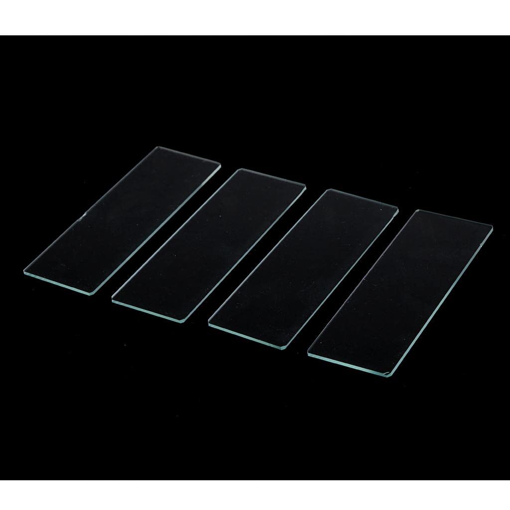 Excluzo 50 Pieces Blank Microscope Glass Slides for Biology Experiment Supplies 6