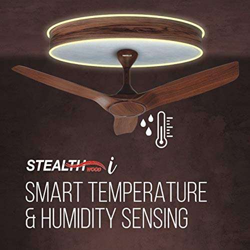Havells Stealth Wood i 1200mm Ceiling Fan (Walnut) 4