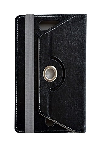 Hello Zone with Free Sim Adapter Kit Micromax Funbook Pro 360� Rotating 10� Inch Flip Case Cover Book Cover -Black 3