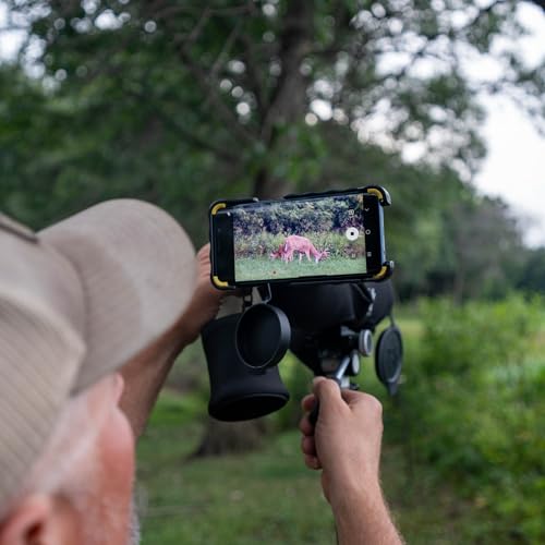 Phone Skope Complete Digiscoping Kit: Ideal Scope Camera for Hunting/Birding/Stargazing - Phone Scope Adapter Kit Includes Phone Scope Mount Case, Eyepiece Adapter, Lens Cloth - Fits Most Smartphones 5