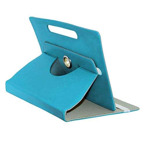 Hello Zone 360° Rotating 7” Inch Flip Case Cover Book Cover for HP 7 Voice Tab J6U32PA Tablet -Sky Blue 5