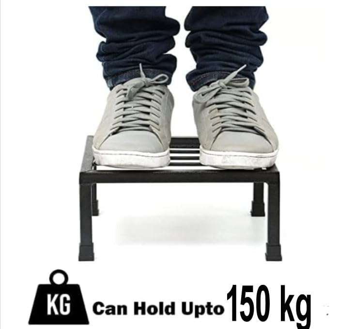 AMRON Iron Matka/Planter Pot Stand for Home Decor Office Garden Balcony Decor Kitchen 10"X10"X6" Inch (1) 5