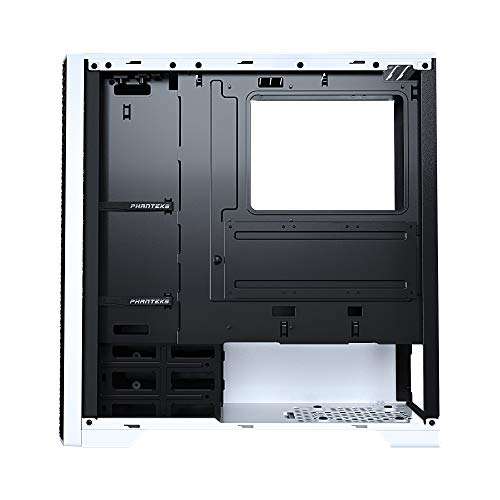 Phanteks Metallic Gear Neo Air Mid Tower ATX Computer Case/Gaming Cabinet - White | Support ATX, Micro-ATX, Mini-ITX, E-ATX | Pre-Installed 2 x 1200 mm Fans in Front - MG-NE520A_BK01 5