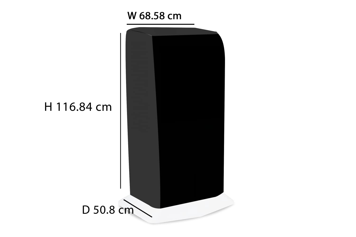 The Furnishing Tree Air Cooler Cover compatible for Blue Star DA60EEA 60 Ltr Tower Cooler, Ployester, Grey 5