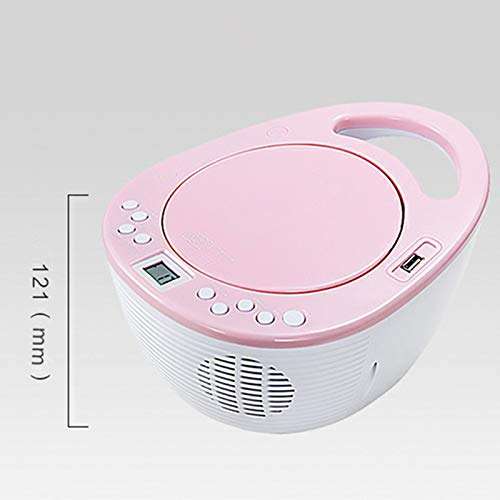 Portable CD, MP3 U Disk Student English Learning Machine Fetal Education Player, Support Speaker Mp3 Disc Prenatal Education Machine,Black 4