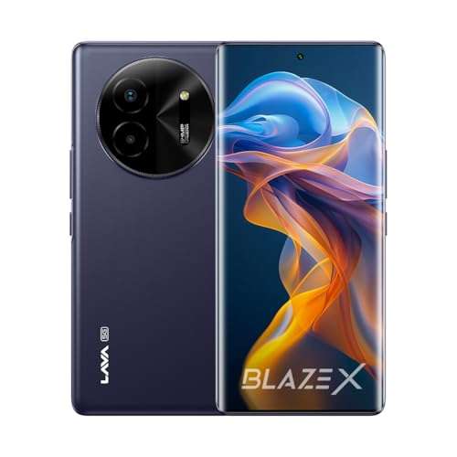 Lava Blaze X 5G - Starlight Purple (6GB RAM | 128GB Storage) - Segment First 5G Curved AMOLED Display* | 64MP Sony Sensor Camera | Upto 12GB Expandable RAM | Latest MediaTek 5G Processor 1