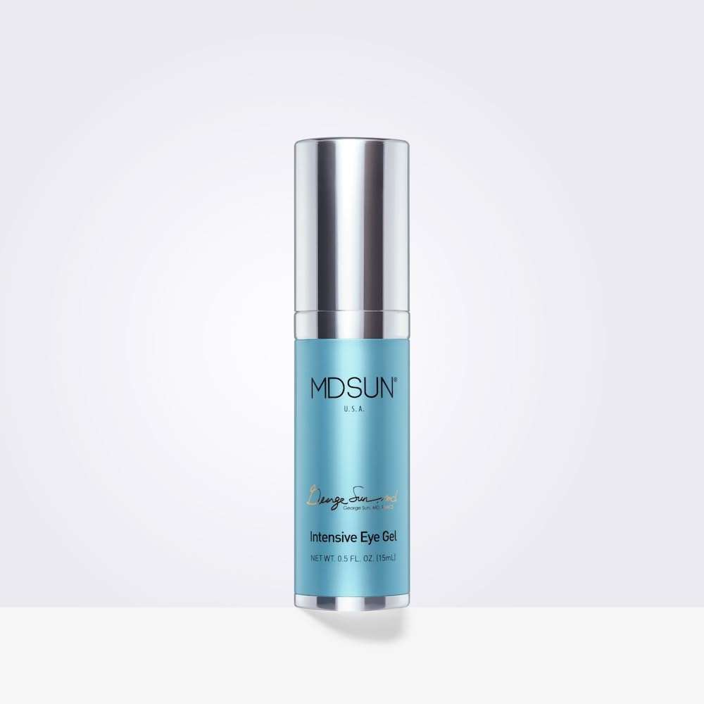 MDSUN Intensive Eye Gel, Alcohol Free, Support Natural Collagen, Keep Skin Moisturized, Radiant & Reduce Lines, Wrinkles, Puffiness, Dark Circles, 15mL 1