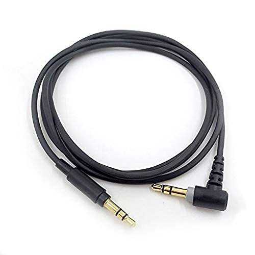 Tobysome Replacement WH-1000XM5 WH-1000xm3 Headphones Audio Cable Aux Cord Compatible with Sony MDR-10R / MDR-100ABN / MDR-1A / MDR-XB950B1 / MDR-1000X / MDR-1ADAC/WH-1000XM4 Headphones - Black 1