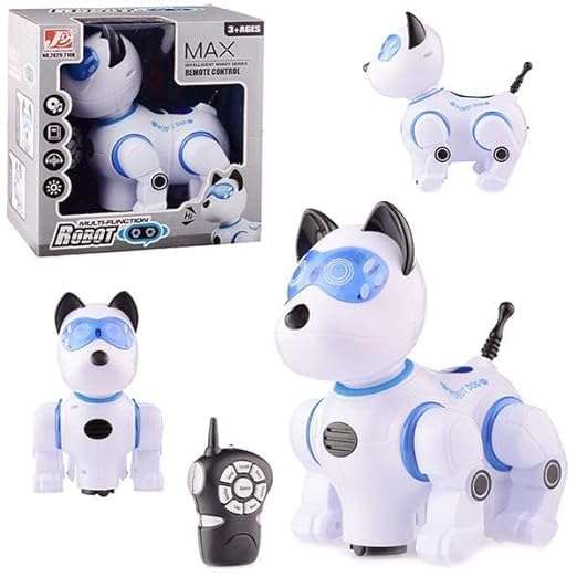 Relizaa Robot Puppy Max Remote Control Dog Toy Robots Kids Smart & Dancing Imitates Mini Pet Cool Light Music RC Toy Fun Touch Sensor Singing Storytelling Robotic Dogs Electronic Pets 5