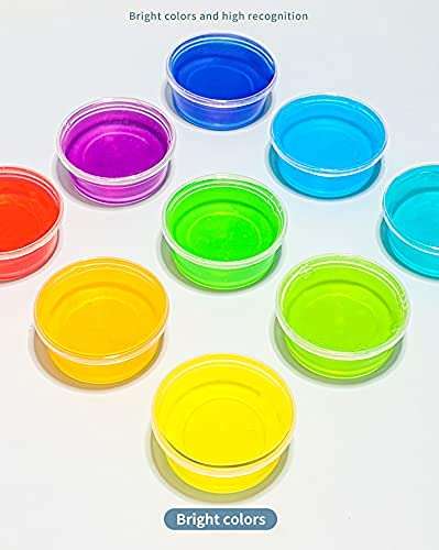 AMTRIX Multicolor Scented DIY Magic Toy Slimy Slime Clay Gel Jelly Putty Set kit Toy for Boys Girls Kids Slime(Pack of 12) 2