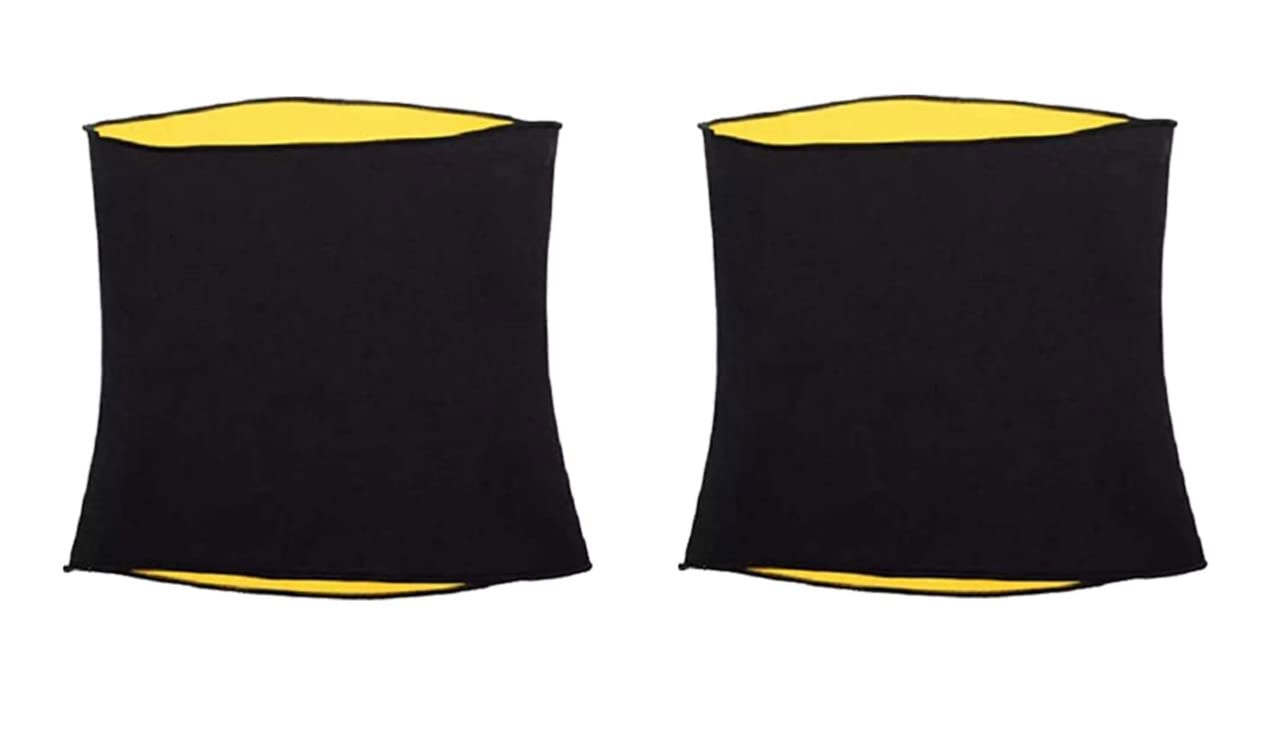 DreamAds Tummy Shaper for Women & Men I Sweat Belt I Tummy Shapewear for Belly I Body Shaper Belt for Stomach I Fitness Belt for Exercise & Workout Black I sweat slim belt I stretchable Waist Belt 4