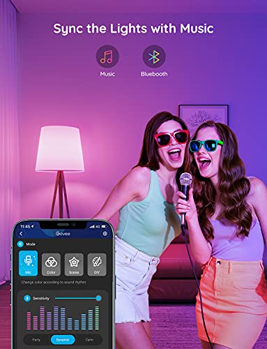 Govee Smart Light Bulbs, Color Changing Light Bulb, Work with Alexa and Google Assistant, 16 Million Colors RGBWW, WiFi & Bluetooth LED Light Bulbs, Music Sync, A19, 800 Lumens, 4 Pack 2