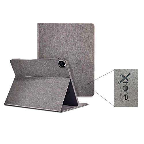 Xtore Atlas iPad Pro 11 inch 2020/2018 Folio Case | Auto Wake/Sleep | Laser Cut Slots (Charcoal Grey) 4
