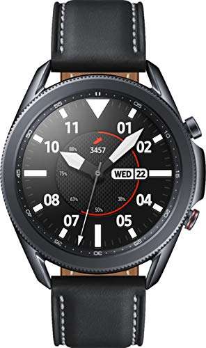 Samsung Galaxy Watch3 Watch 3 (GPS, Bluetooth, LTE) Smart Watch with Advanced Health Monitoring, Fitness Tracking, and Long Lasting Battery (Black, 45MM) (Renewed) 1