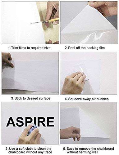 Golden Cart Green Board for Teaching I Green Board for Kids I Green Board with Multicolour CHALKS I Green Board Sticker for Wall I Green Notice Board I Green Wallpaper Sticker I ERASABLE 4