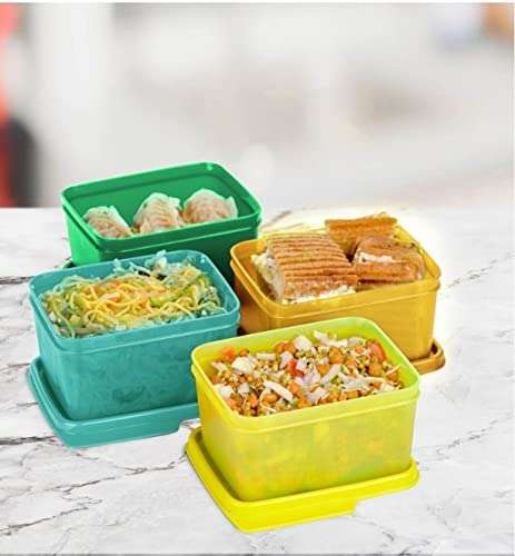 Tupperware. keep tab small 500ml capacity - set of 4 pc, Plastic 5
