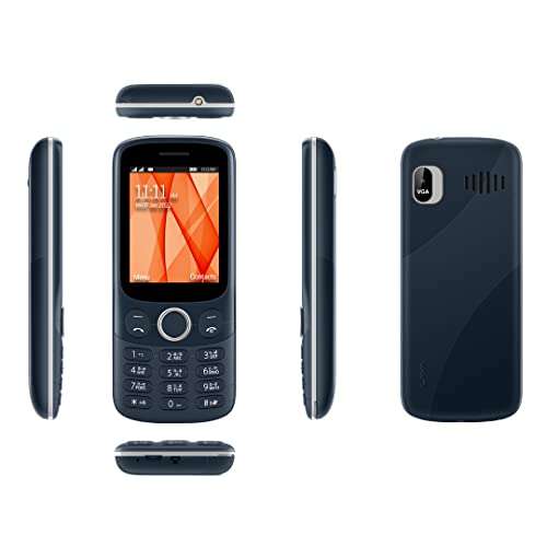 Lava A7 Star (Blue/Silver), 6 Days Battery Backup, 2.4 inch Big Display, Superior Stereo Sound, keypad Mobile with Wireless FM and Auto Call Recording 5