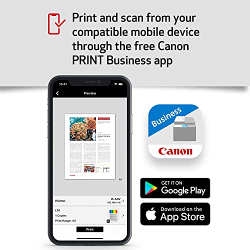 Canon imageCLASS MF455dw All in One Wireless Duplex Laser Printer, Up to 40 ppm,600 x 600 DPI,5" Colour Touchscreen,Compatible with Alexa,Bundle with JAWFOAL Printer Cable 5