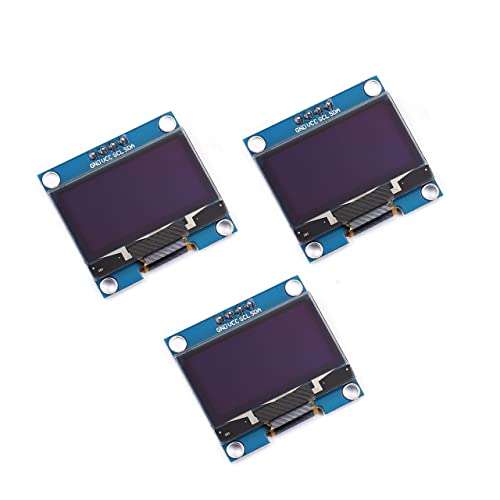 Teyleten Robot 1.3 inch OLED Display Module I2C IIC Serial OLED 128x64 Module SSH1106 for Arduino Raspberry Pi 3pcs 1