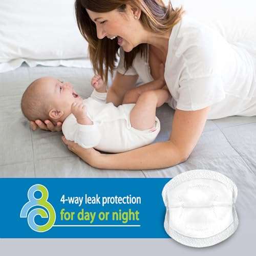 Dr. Brown's Disposable One-Use Absorbent Breast Pads for Breastfeeding and Leaking - 60pk 3
