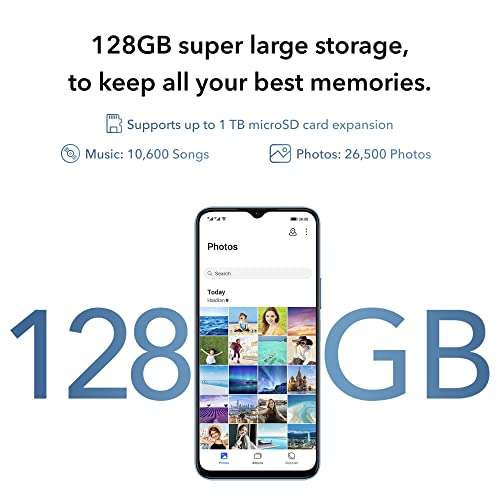 Honor X8 5G Dual-Sim 128GB ROM + 6GB RAM (GSM only | No CDMA) Factory Unlocked 5G Smartphone (Midnight Black) - International Version 4